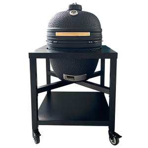 TOPQ Venkovn&iacute; gril Kovov&yacute; stolek Kamado Gril Voz&iacute;k na grilov&aacute;n&iacute; Železn&yacute; r&aacute;m