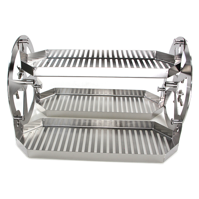 TOPQ BBQ Rotisserie Rolling Pan Set