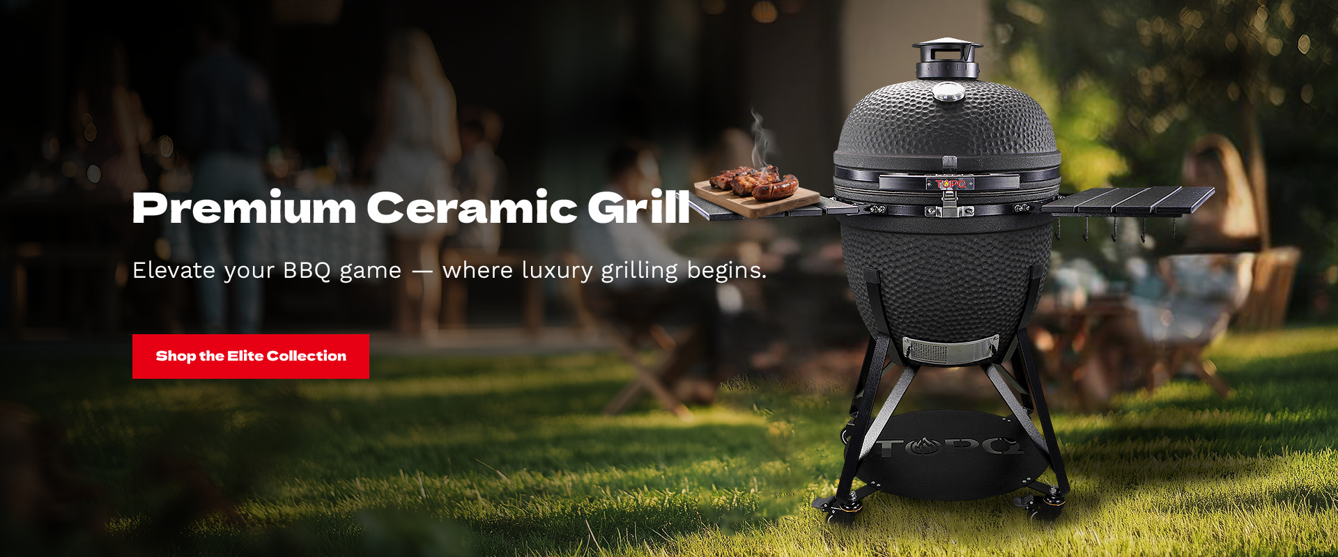 Pr&eacute;miov&yacute; gril Kamado pro luxusn&iacute; grilov&aacute;n&iacute; 