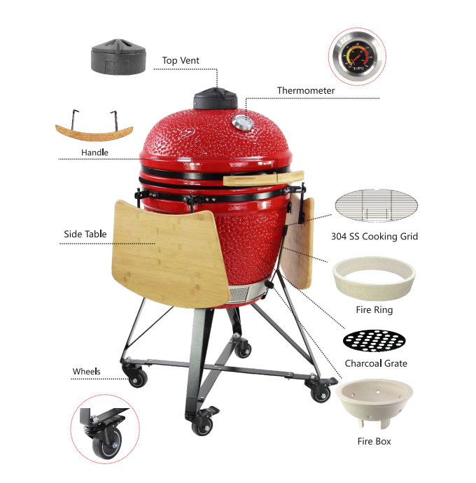 Мангал Kamado з 20-гадовай гарантыяй